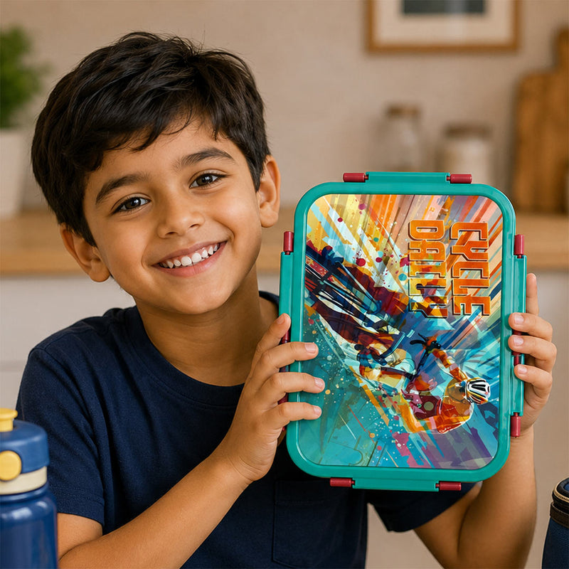 Personalized Pluto Stainless Steel Lunch Box with Custom Name | BPA Free 800ml+150ml School Tiffin Gift for Kids & Boys - Love Craft Gifts™