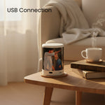 Personalized Bluetooth Speaker with Custom 3-Image Print | LED Wireless Speaker Gift | Love Craft Gifts