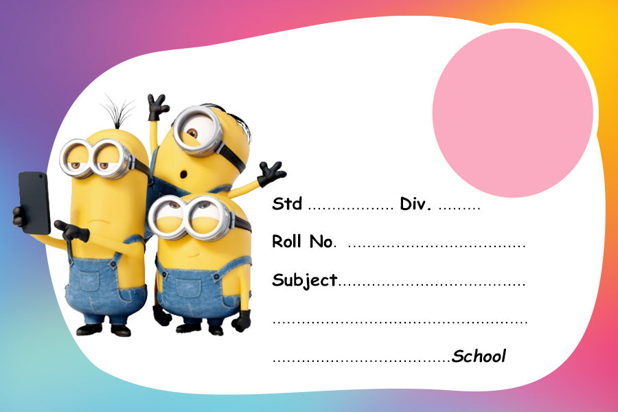 Customize Minions Name Slips