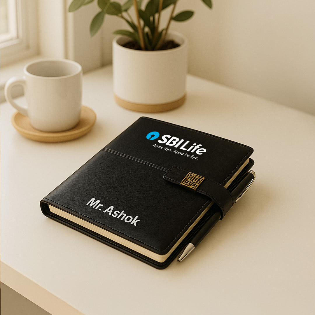 Personalized Corporate Diary Combo Gift Set with Logo & Name | Love Craft Gifts