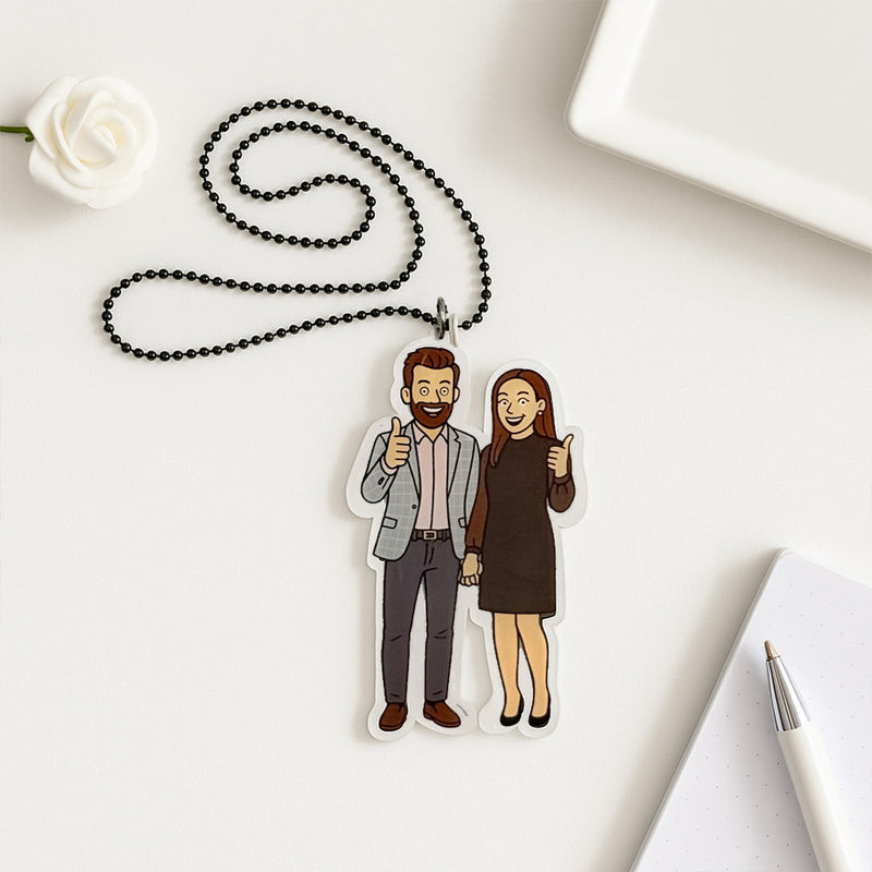 Customized Couple Special Car Hanger| Love Craft Gifts