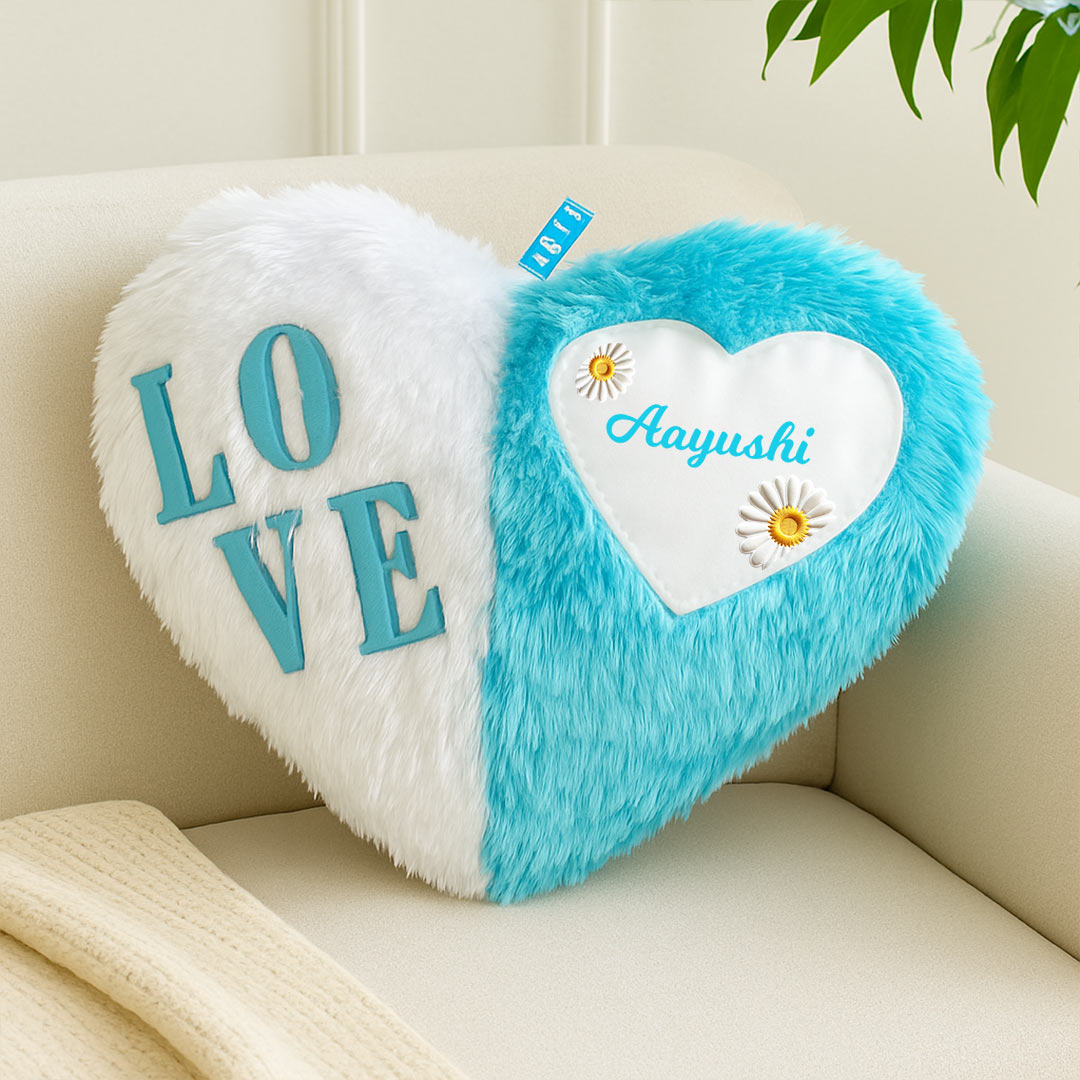 Personalized Love Heart Cushion | Love Craft Gifts