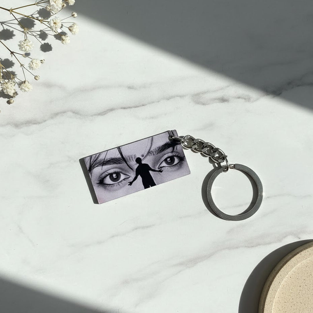 Spotify Customized Eye Keychain – 2×1" | Love Craft Gifts