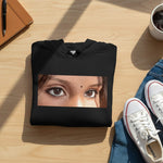 Personalized Eyes Photo Hoodie – Custom Printed Sweatshirt (All Sizes Available)