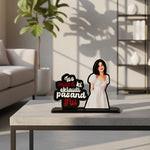 Iss Mard Ki Eklauti Pasand – Personalized Illustrated Standee | Love Craft Gifts