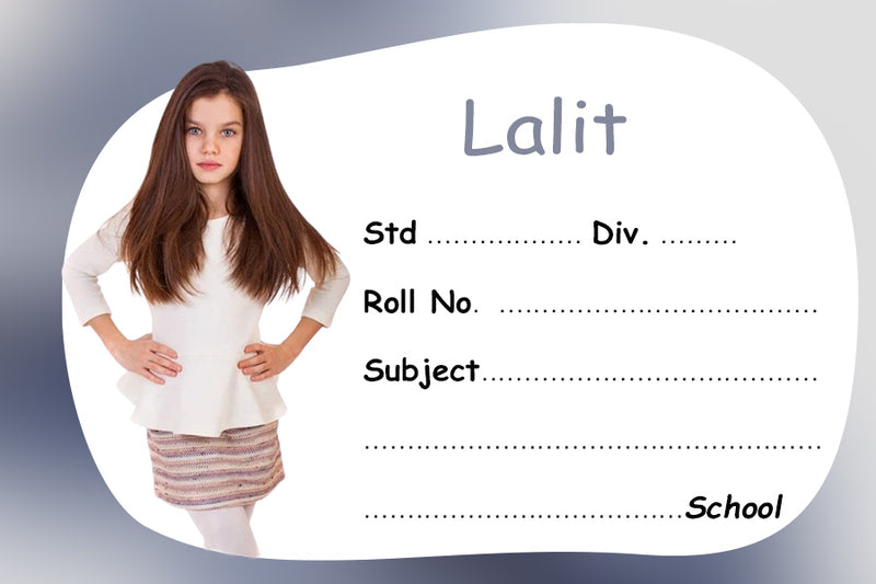 Customised Photo Name Slip Stickers  | Love Craft Gifts