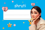 Cute Love Heart Name Slip 