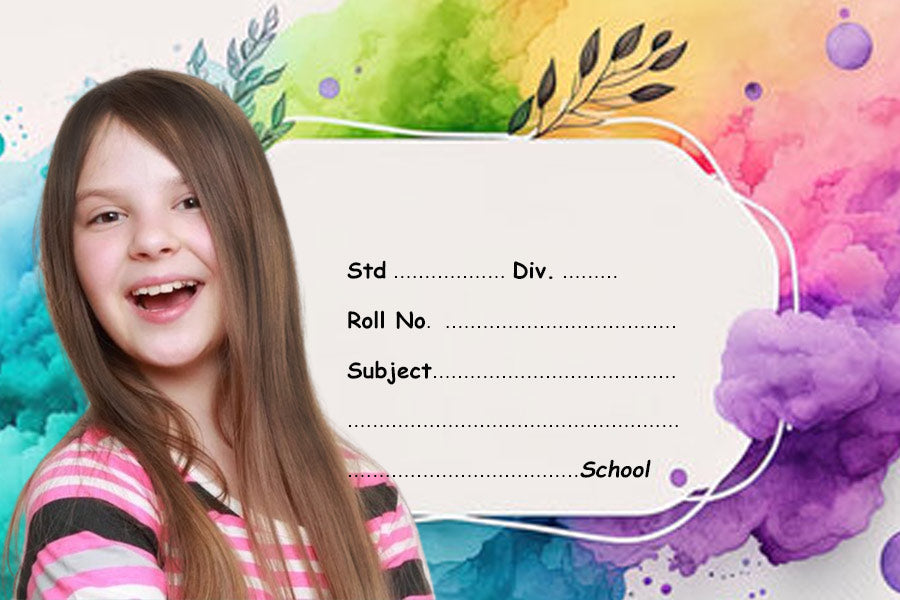 Cute School Girl Name Slip