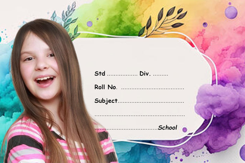 Cute School Girl Name Slip