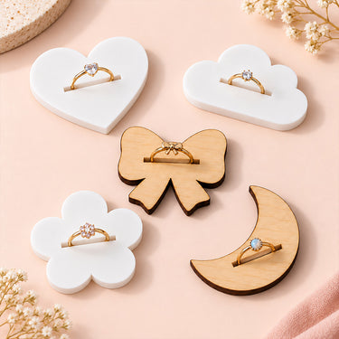 Cute Shape Ring Holder 2x2 Inch | Love Craft Gifts™