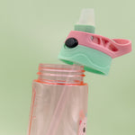 Love Air Personalized Kids Water Bottle | 250ml | Cute Bear Design | BPA-Free Sipper with Straw Lid | Love Craft Gifts