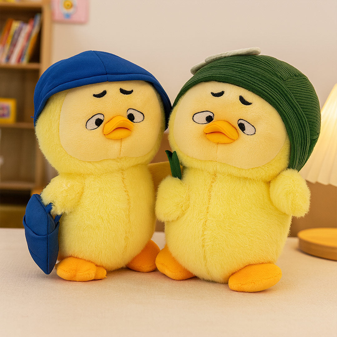 Fluffy Duck Plush Toy – Hat Style