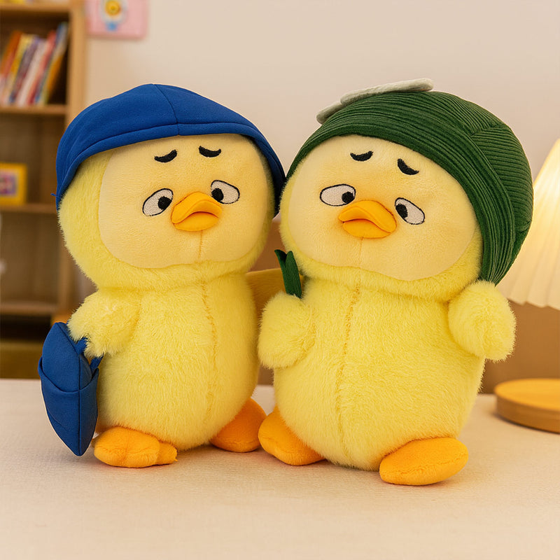 Fluffy Duck Plush Toy – Hat Style