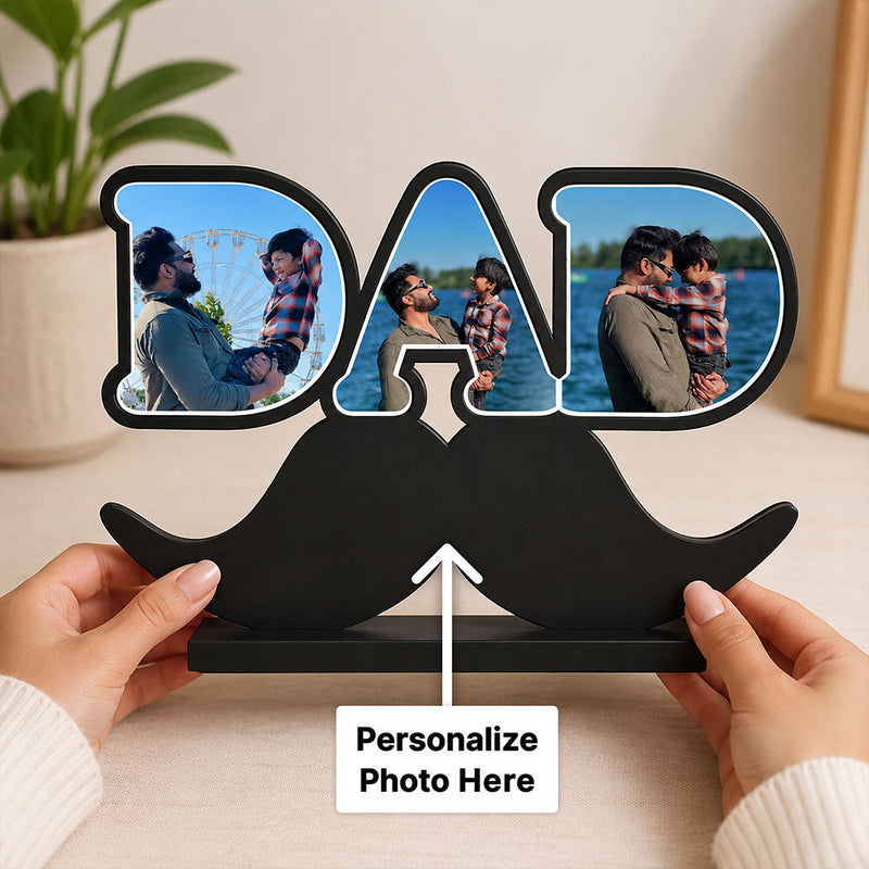Personalized Dad Photo Frame 6.5x4" | Custom Father’s Day Table Top Gift | Love Craft Gifts™