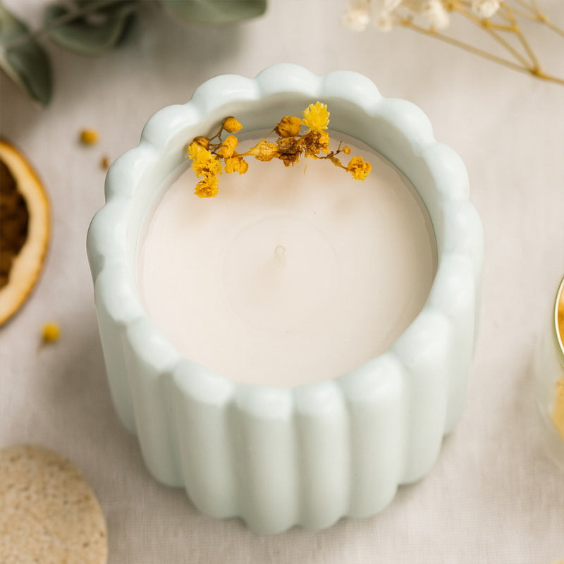 Ripple Jar Scented Candle – Blue & Pink Options | Love Craft Gifts