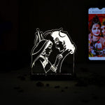 Shiv Parvati LED Acrylic Lamp – Divine Mahadev & Mata Parvati Night Light for Home Temple, Spiritual Decor & Religious Gift | LoveCraftGifts™