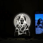 Lord Shiva LED Acrylic Lamp – Mahadev Blessing Night Light for Home Temple, Spiritual Decor & Religious Gift | LoveCraftGifts™