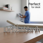 Personalized Doctor Name Desk Decor | Love Craft Gifts
