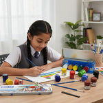 Doms 12 Shades Poster Colours – Personalized Name Art Kit for Kids | Love Craft Gifts