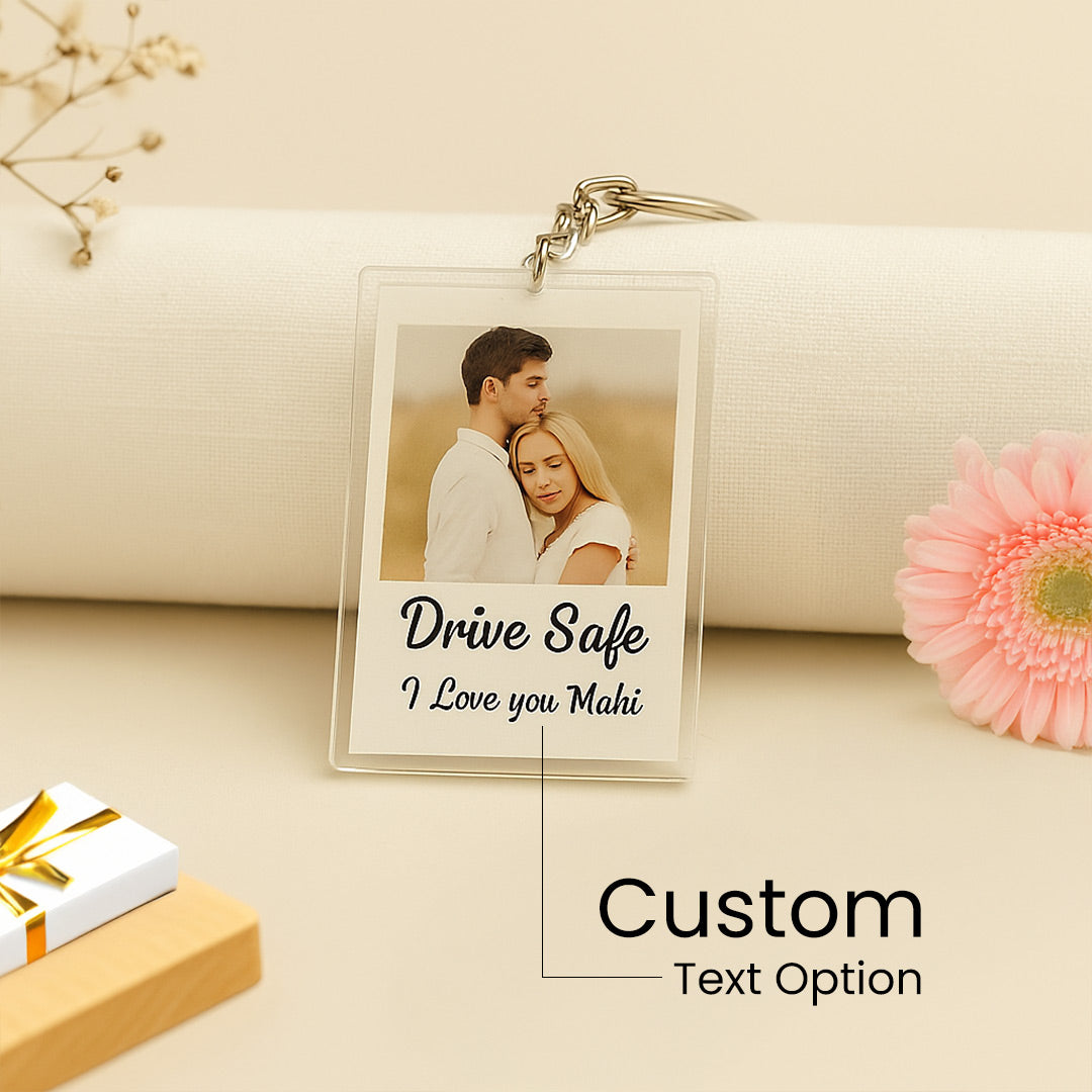  White Acrylic Keychain | Love Craft Gifts