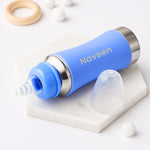 Personalized Baby Feeding Bottle – 240ml Blue Stainless Steel | Love Craft Gifts