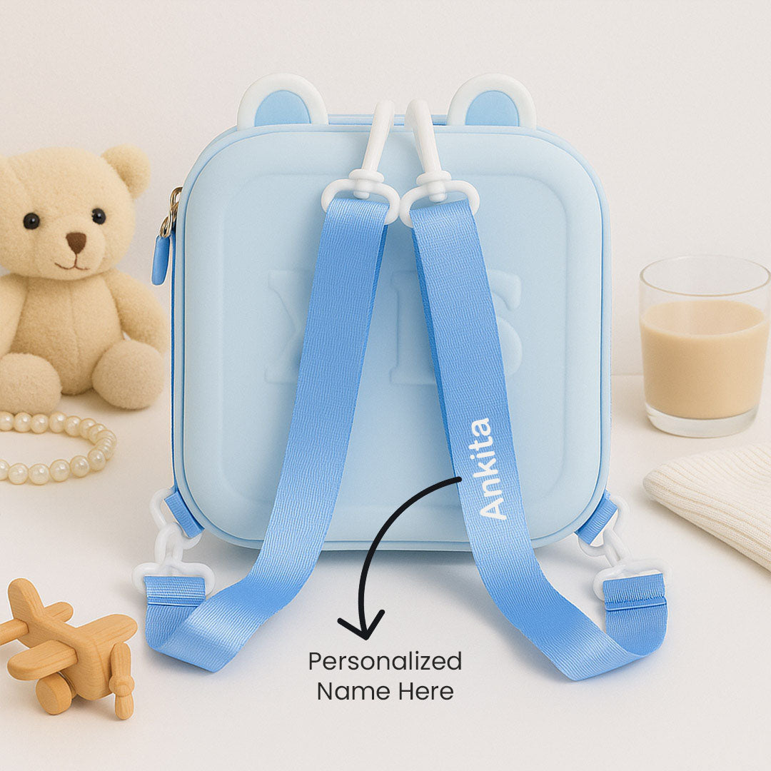 Kids Hello Kitty Blue Sling Bag – Cartoon EVA Crossbody Bag with Charms | Love Craft Gifts