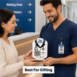 Personalized Doctor QR Code Payment Stand with Custom Logo | Professional Clinic Desk Display Gift for Doctors & Medical Clinics - 9x6" | Love Craft Gifts™