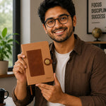 Personalized Leatherette Notebook with Custom Name Engraving | Premium A5 Journal Gift for Professionals, Students & Corporate Gifting - 5.8x8.3" | Love Craft Gifts™