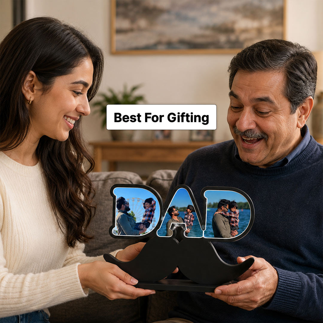 Personalized Dad Photo Frame 6.5x4" | Custom Father’s Day Table Top Gift | Love Craft Gifts™