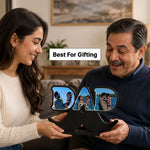 Personalized Dad Photo Frame 6.5x4" | Custom Father’s Day Table Top Gift | Love Craft Gifts™