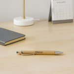 Personalized Wooden Desk Clock Pen Holder | Love Craft Gifts