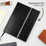 Personalized A5 Vegan Leather Diary Notebook | Custom Name Magnetic Journal Planner for Office, Study & Corporate Gifting | Love Craft Gifts™