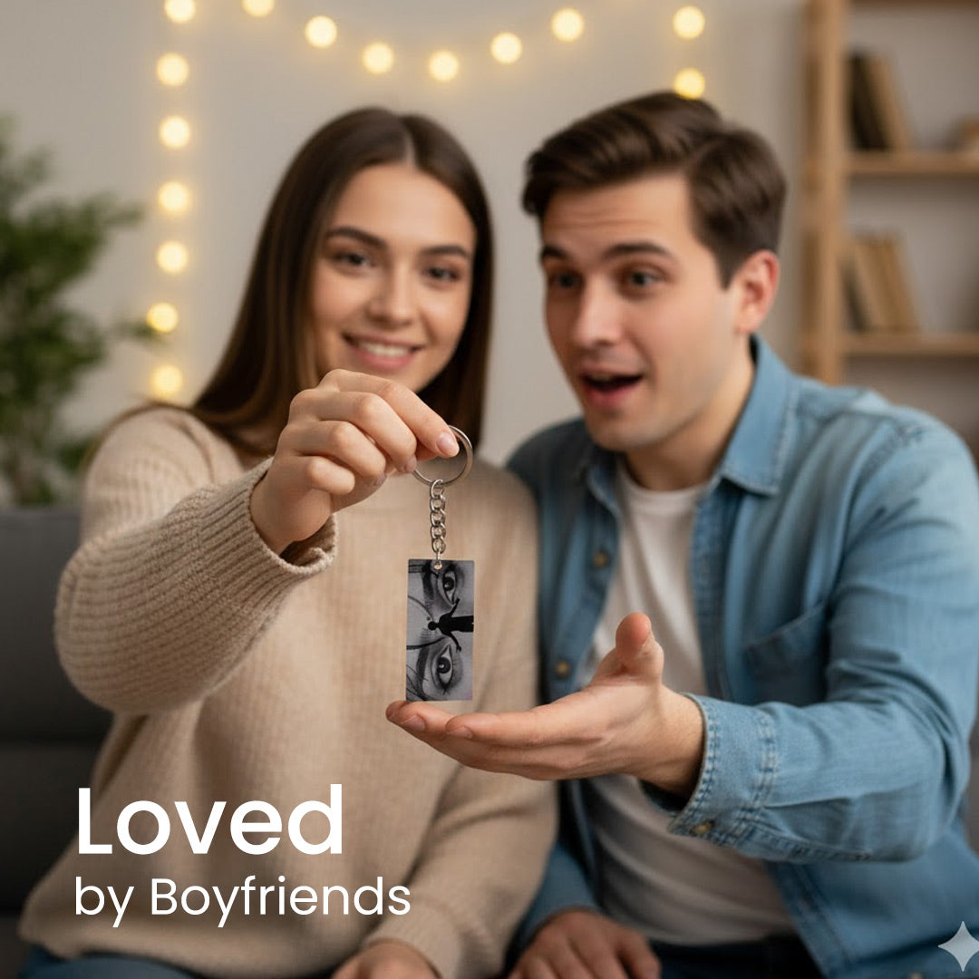 Spotify Customized Eye Keychain – 2×1" | Love Craft Gifts