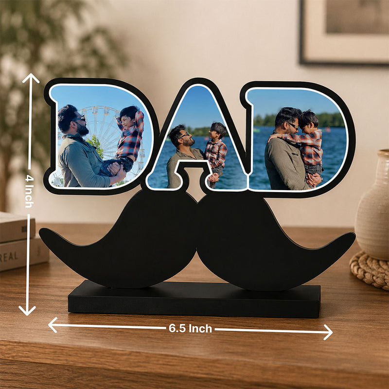 Personalized Dad Photo Frame 6.5x4" | Custom Father’s Day Table Top Gift | Love Craft Gifts™