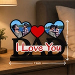 Personalized I Love You Dad Photo Frame | Custom Father’s Day Memory Gift - 7x4.5" | Love Craft Gifts™