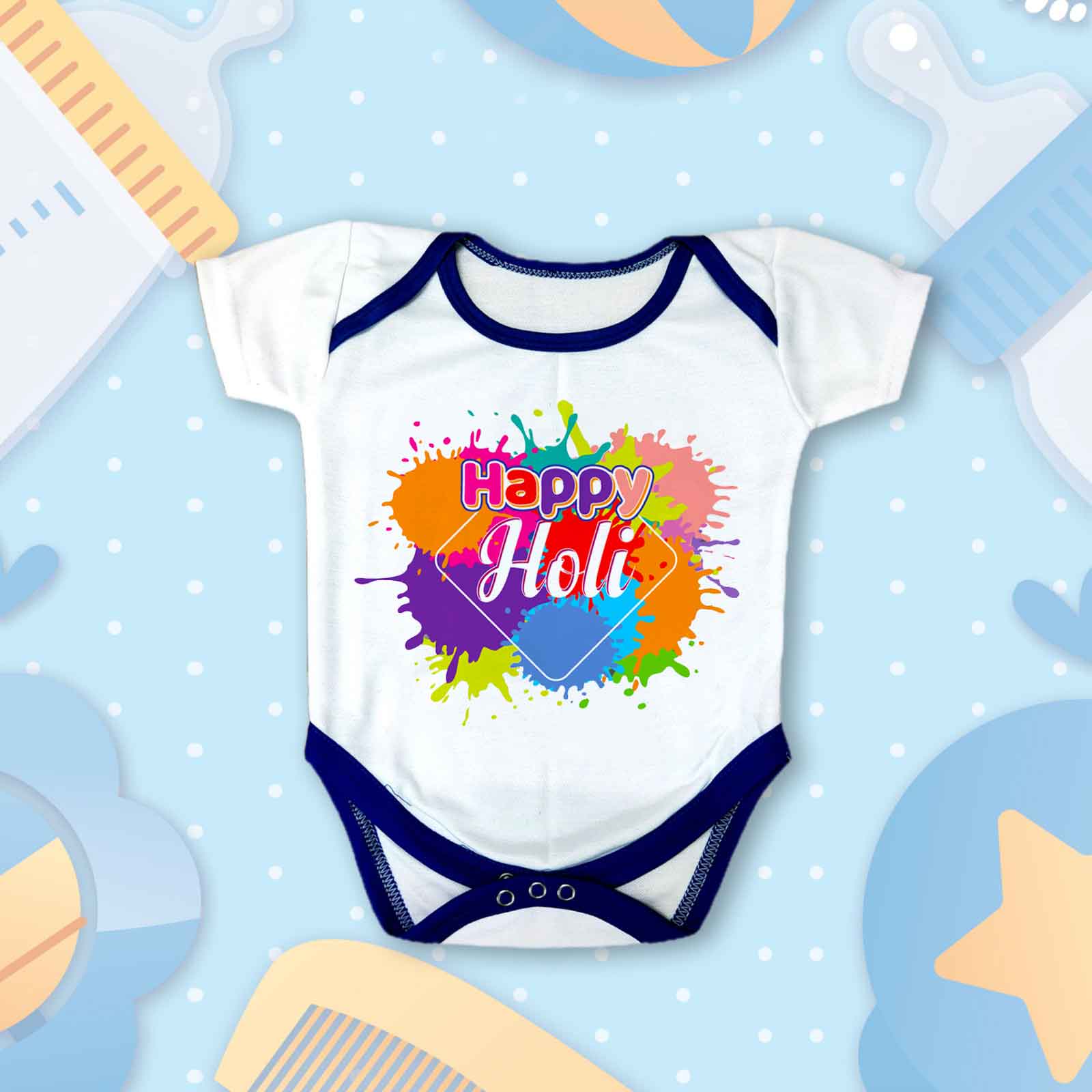 First Holi T-shirts For Kids |Love Craft Gifts