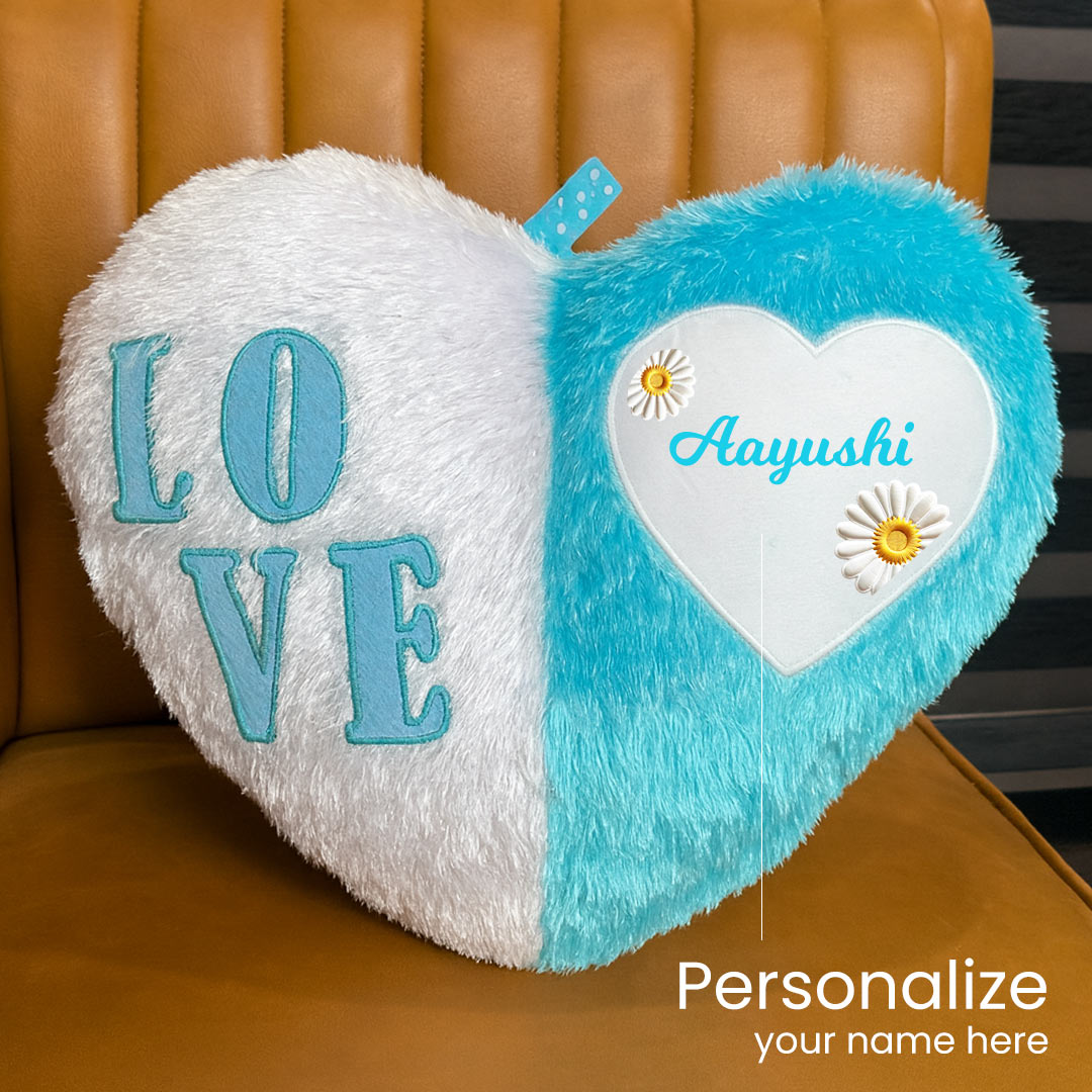 Personalized Love Heart Cushion | Love Craft Gifts