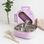 Personalized Stainless Steel Lunchbox with Character Design | Dinosaur, Rabbit, Unicorn | Love Craft Gifts