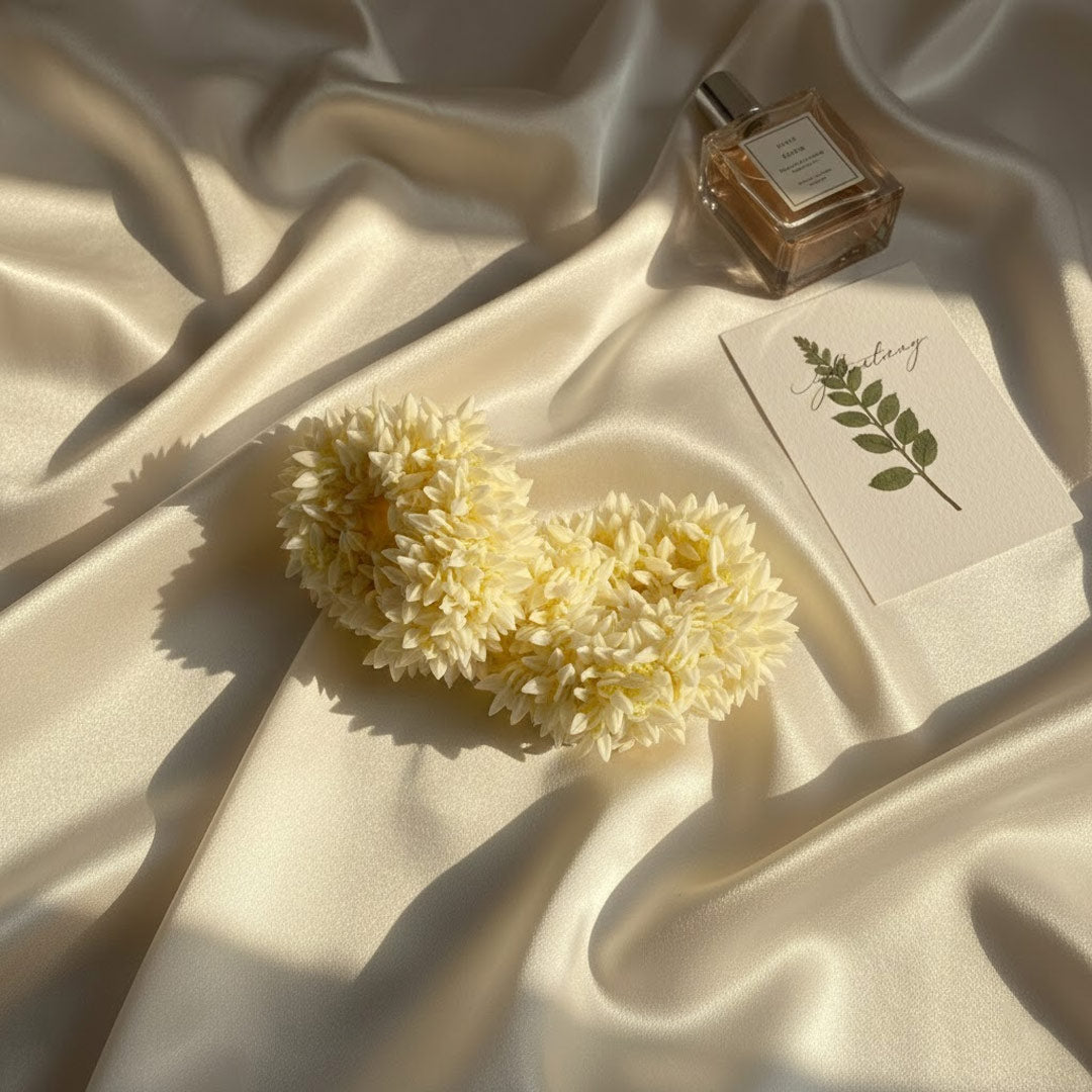 Premium Artificial Gajra Set (2 Pieces) with Long-Lasting Fragrance | Bridal & Festive Hair Accessory