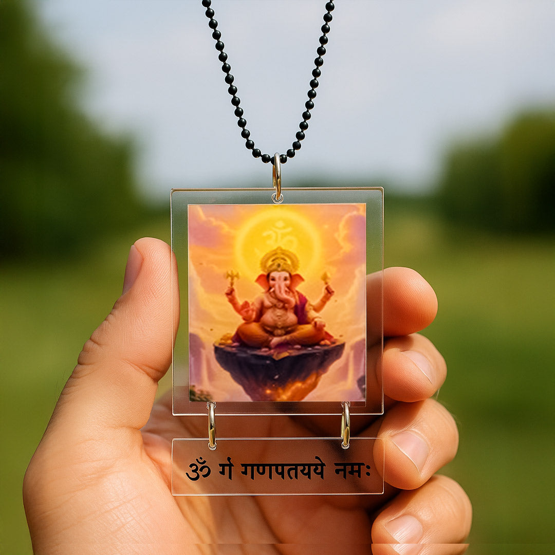 Ganesh Ji Car Hanger – 2×3" | Love Craft Gifts