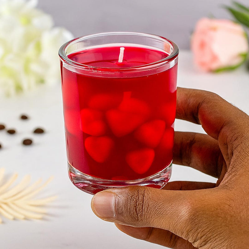 Glass Jar Gel Wax Candle | Love Craft Gifts