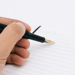 Pierre Cardin Life Fountain Pen Black with Chrome Clip - Personalized | Love Craft Gifts