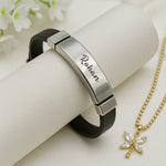 Personalized Men’s Leather Bracelet| Love Craft Gifts