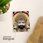 Love Craft Gifts – Khatu Shyam Ji Acrylic Magnet | 2×3 inch | UV Printed