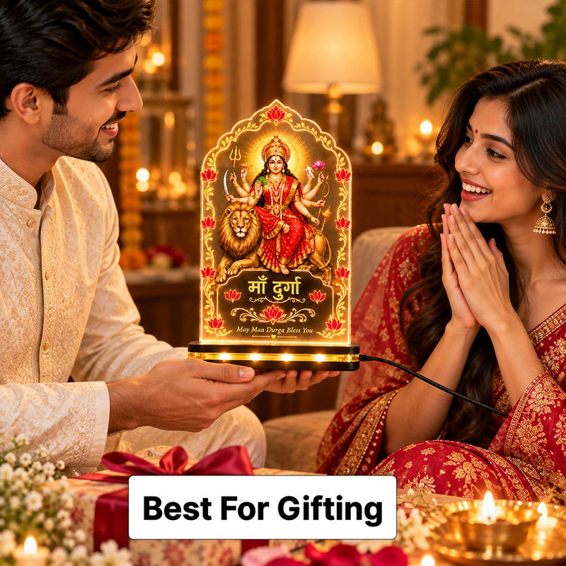 Goddess Durga Blessings Light Display | Love Craft Gifts™