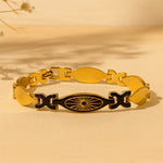 Personalized Golden Chain Bracelet for Men | Love Craft Gifts
