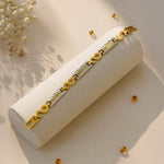 Personalized Designer Golden Chain Bracelet for Men | Love Craft Gifts