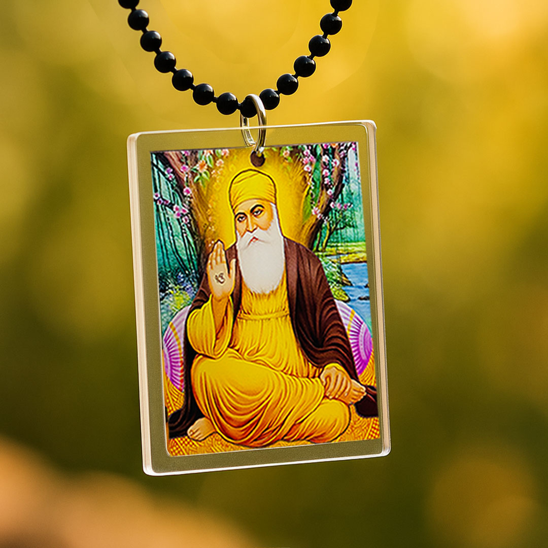 Guru Nanak Dev Ji Car Hanger – 2×3" | Love Craft Gift