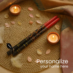 Personalized Dandiya Sticks with Name Engraving – Navratri & Garba Special | Love Craft Gifts