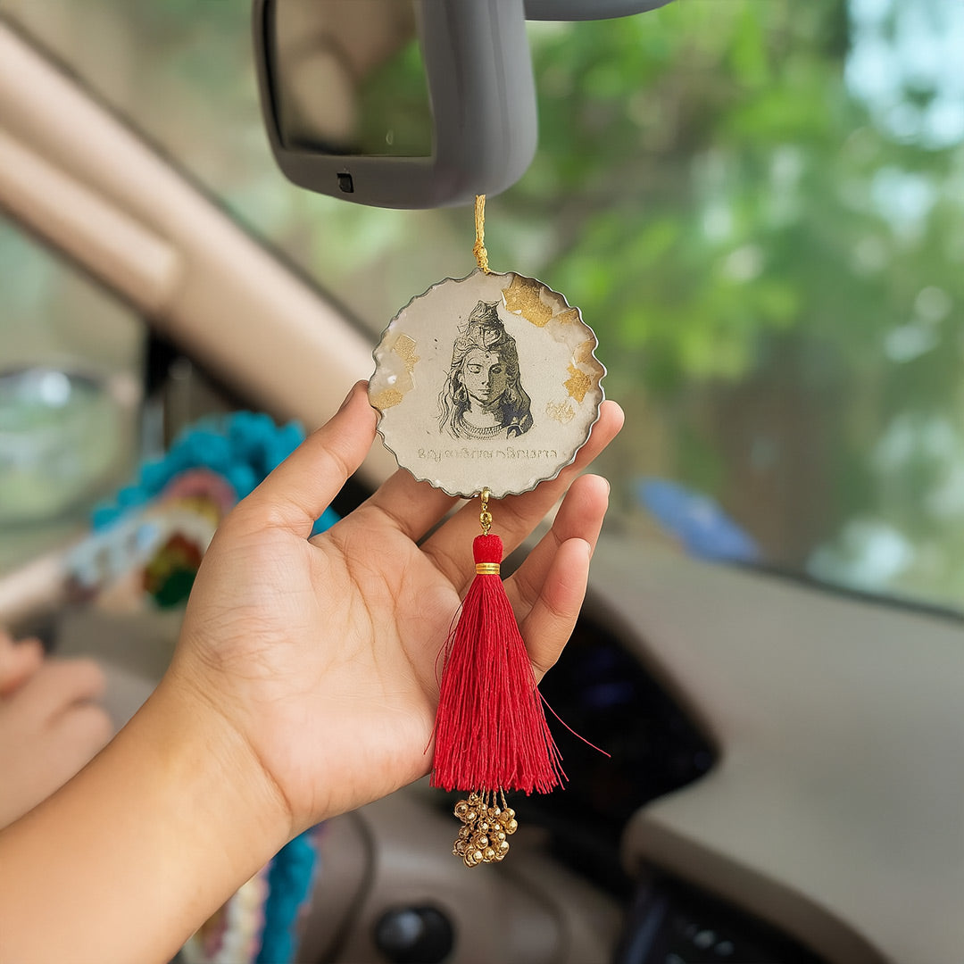 Personalized Lord Shiva Resin Car Hanger | Love Craft Gifts